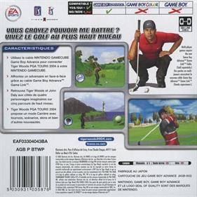 Tiger Woods PGA Tour 2004 - Box - Back Image