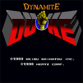Dynamite Duke - Screenshot - Game Title Image