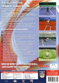 Tennis Masters Series - Box - Back Image