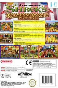 Shrek's Carnival Craze: Party Games - Box - Back Image