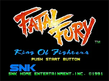 Fatal Fury: King of Fighters - Screenshot - Game Title Image