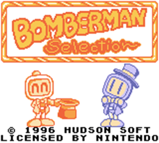 Bomberman Selection - Screenshot - Game Title Image