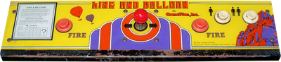 King & Balloon - Arcade - Control Panel Image