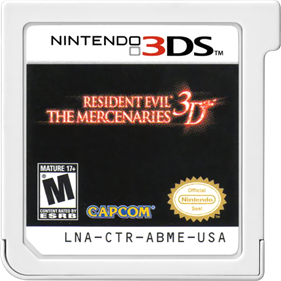 Resident Evil: The Mercenaries 3D - Cart - Front Image
