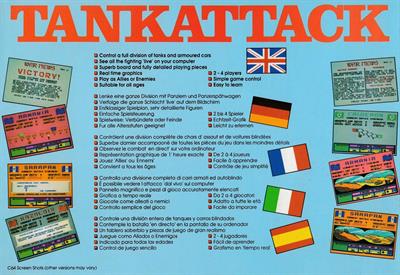 Tank Attack - Box - Back Image