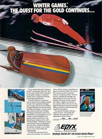 Winter Games - Advertisement Flyer - Front Image