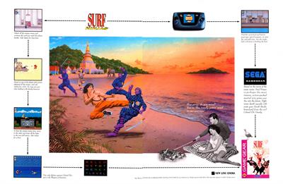 Surf Ninjas - Advertisement Flyer - Front Image