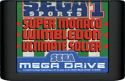 Sega Sports 1 - Cart - Front Image