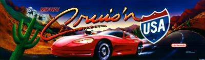 Cruis'n USA - Arcade - Marquee Image