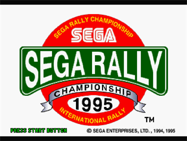 Sega Rally Championship - Screenshot - Game Title Image