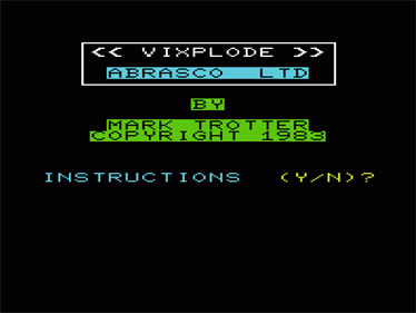 Vixplode - Screenshot - Game Title Image