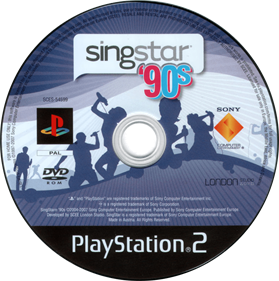 SingStar '90s - Disc Image