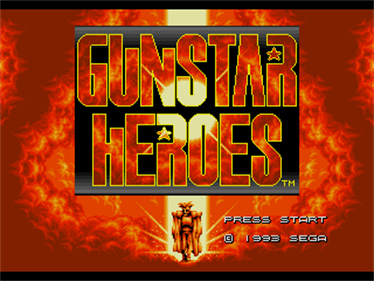 Gunstar Heroes: Ultimate Edition - Screenshot - Game Title Image