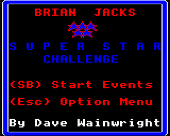 Brian Jacks Superstar Challenge - Screenshot - Game Title Image