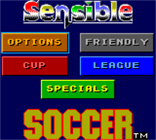 Sensible Soccer: European Champions - Screenshot - Game Title