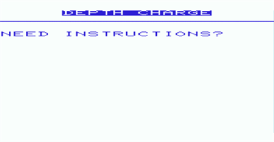 Depth Charge - Screenshot - Game Title Image