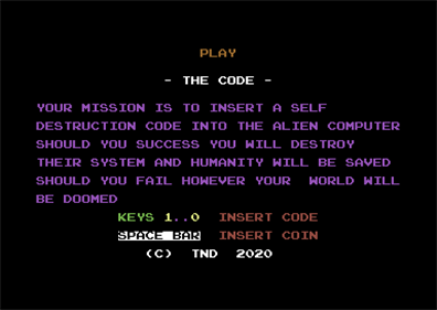 The Code - Screenshot - Game Title Image