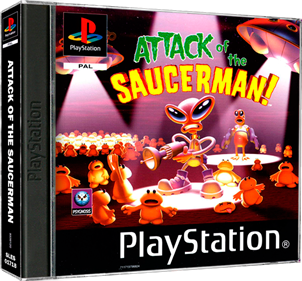 Attack of the Saucerman! - Box - 3D Image