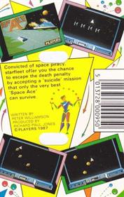 Space Ace (Players) - Box - Back Image