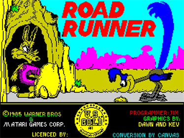 Road Runner - Screenshot - Game Title Image