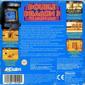 Double Dragon 3: The Arcade Game - Box - Back Image