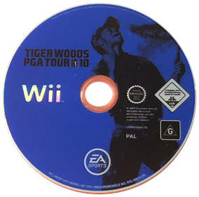 Tiger Woods PGA Tour 10 - Disc Image