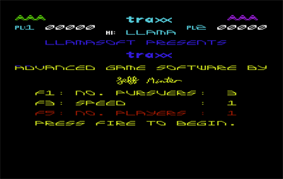 Traxx - Screenshot - Game Title Image