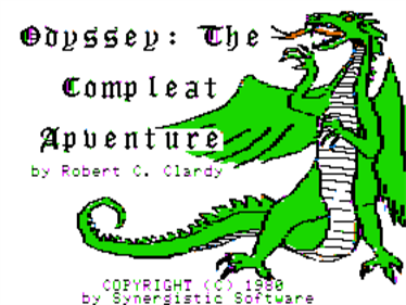 Odyssey: The Compleat Apventure - Screenshot - Game Title Image