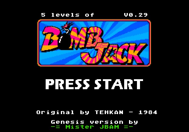 5 Levels of Bomb Jack