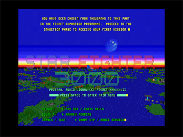 Starfighter 3000  - Screenshot - Game Title Image