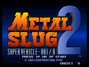 Metal Slug 2 - Screenshot - Game Title