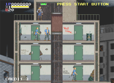 Elevator Action Returns - Screenshot - Gameplay Image