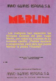 Merlin - Box - Back Image