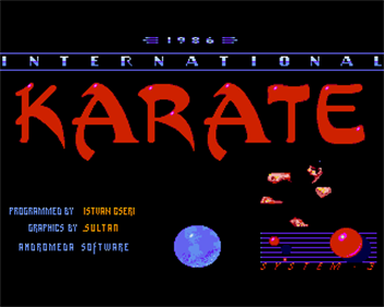 International Karate - Screenshot - Game Title Image