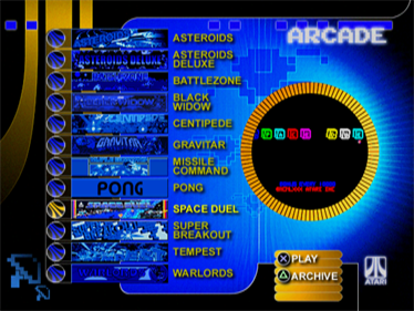 Atari Anniversary Edition Redux - Screenshot - Game Select Image