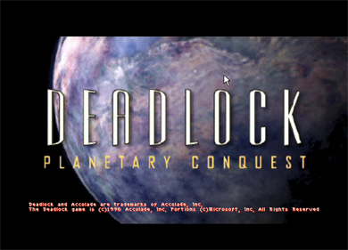 Deadlock: Planetary Conquest - Screenshot - Game Title Image