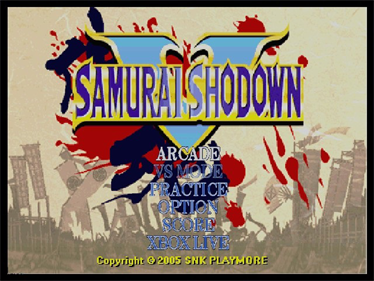 Samurai Shodown V - Screenshot - Game Title Image