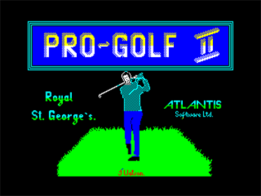 Pro Golf II - Screenshot - Game Title Image