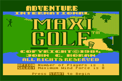 Maxi Golf - Screenshot - Game Title Image