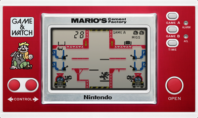 Mario's Cement Factory (New Wide Screen) - Screenshot - Gameplay Image