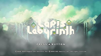 Lapis x Labyrinth - Screenshot - Game Title Image