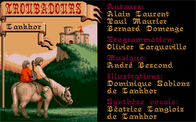 Troubadours - Screenshot - Game Title Image