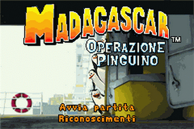 Madagascar: Operation Penguin - Screenshot - Game Title Image