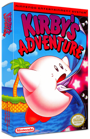 Kirby's Adventure - Box - 3D Image