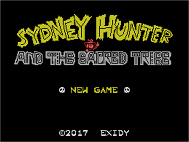 Sydney Hunter and The Sacred Tribe - Screenshot - Game Title Image
