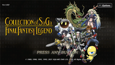 Collection of SaGa: Final Fantasy Legend - Screenshot - Game Title Image