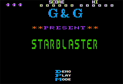 Star Blaster - Screenshot - Game Title Image