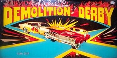 Demolition Derby (Chicago Coin) - Arcade - Marquee Image