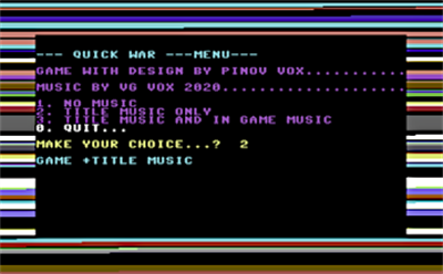 Quick War - Screenshot - Game Select Image
