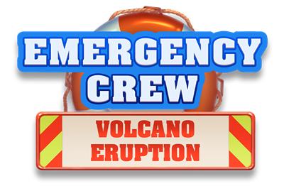 Emergency Crew Volcano Eruption - Clear Logo Image